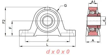 Zespół z oprawą żeliwną UKPE.211H SNR Zamów teraz